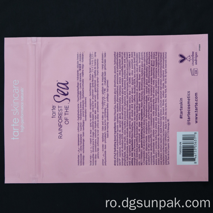 Pensule de machiaj Ambalare Geantă de machiaj Matte Zip Lock